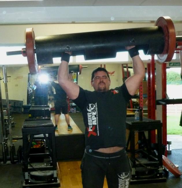 Rory Brown lifts heavy